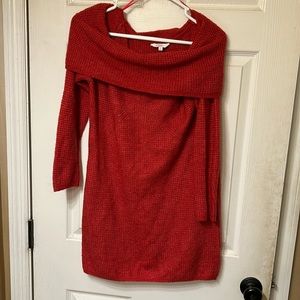 Candies Juniors Red Sweater Dress/Tunic